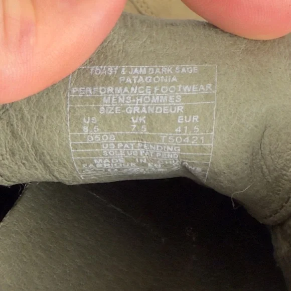 Patagonia Footwear Toast and Jam Men's Shoes Size 8.5 US - Picture 13 of 13